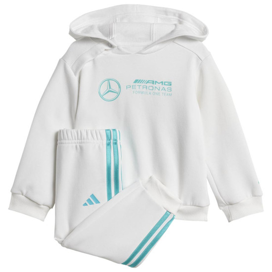 Adidas Βρεφικές φόρμες σετ Mercedes - AMG Petronas Formula OneTeam DNA Baby Tracksuit